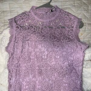 Nanette Lepore lacey sleeveless tress